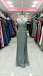 Elegans  Su Yeşili Abiye