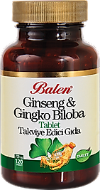 Balen Ginseng & Gingko Biloba 720 Mg 120 Tablet