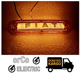 İSİM LOGO ARMA PARMAK LAMBA 12V & 24V FIAT TURUNCU