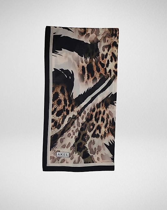Spring Eşarp Leopar Yeni Desen-2