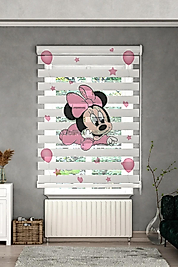 Minibabyrooms Minie Mause Temalı Çocuk Odası Zebra Perde