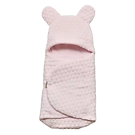 Kabartmalı Velboa Kundak Pembe