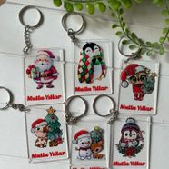 Yılbaşı Yeni Yıl Hediyelik Pleksi Anahtarlık 5 Adet