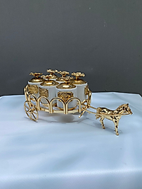 ATLI 6LI PORSELEN BAHARATLIK GOLD RENK