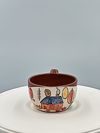 Terracotta Çini Fincan - 25