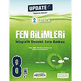 8. Sınıf Update 2. Dönem İnfografik Destekli Fen Bilimleri Soru Bankası