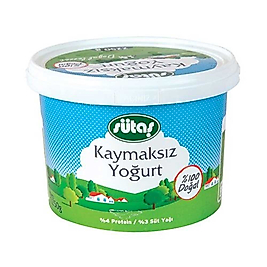 Sütaş Yoğurt Kaymaksız 2 Kg