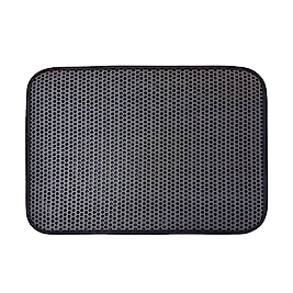 Petpretty Elekli Kedi Tuvalet Önü Paspası Gri 50 x 60 cm