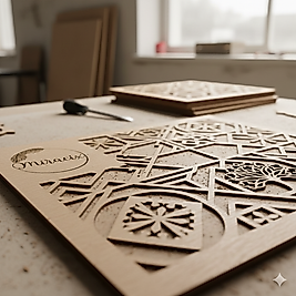 MRCTPTN01 MDF Lazer Kesim Ürünler – Özel Ölçü ve Kişiye Özel Tasarım Ahşap Üretim