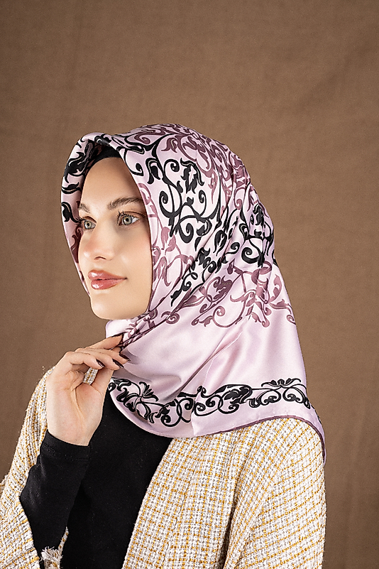 Varaklı Saten Eşarp