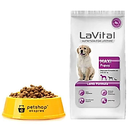 LaVital Maxi Puppy Kuzulu Yavru Açık Köpek Maması 1000g.