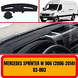 Mercedes Sprinter W906 Konsol Torpido A3D Koruma Koruyucu Kılıfı