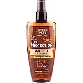 Softto Plus Bronzlaştırıcı Güneş Yağı 15 Spf 200 Ml