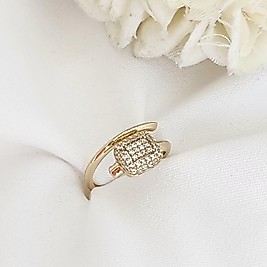 14 k Baget Xuping Yüzük Ayarlanabilir Ölçü