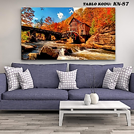 MERCAN MOBİLYA VE AKSESUAR ,70*130  MANZARA ARABA KANVAS KABLO