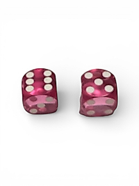 Pink Backgammon Precision Dice