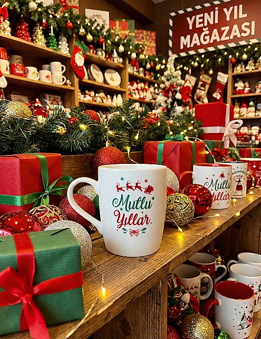Noel geyikleri Mutlu Yıllar Yeni Yıl Kupası