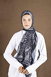 Digital Soft Şal Etnik Pastel Desen