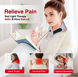 Kırmızı & Kızılötesi Işık Terapi Cihazı – Boyun Bölgesi İçin Özel Tasarım Boyun Ağrısı Kesici