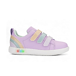 Rainbow Kız Çocuk Işıklı&Işıksız Cırt Cırtlı Rahat Ortopedik Taban Lila Spor Ayakkabı&Sneaker