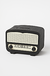 Radyo Kumbara - Ceviz Ağaçı işleme - SİYAH