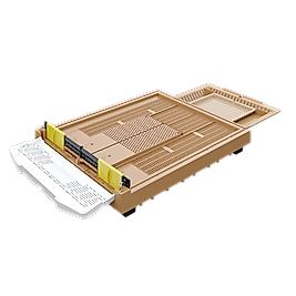 Apimaye D-Tipi Önden Çekmeceli Polen Tuzaklı Anti-Varroa Kovan Tabanı