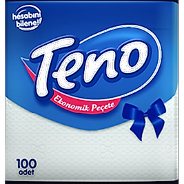 Teno Kağıt Servis Peçete 100Lü