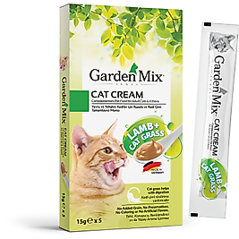 Garden Mıx Kedi Kreması Kuzu+kedi Otu 15gr*5