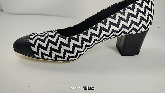 Baskılı keten günlük ayakkabı