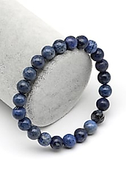 Sodalit Doğaltaş Bileklik 8 mm Küre