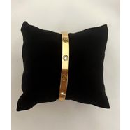 Çelik Gold Taşlı Cartier Kelepçe