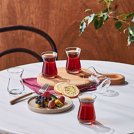 KARACA VEFA ÇAY BARDAĞI 6LI