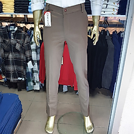 Erkek Likralı Petek Dokulu Keten Pantolon