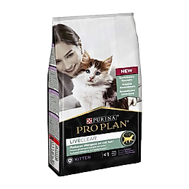 Purina Pro Plan Liveclear Hindi Etli Yavru Kedi Maması (1,4 kg)