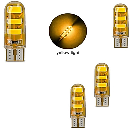 1 TAKIM PROFESSIONAL T10 LED YELLOW T10 LED DİPSİZ AMPUL JUMBO II. VERSIYON SERİ SARI