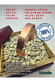 Mıknastıslı Zeolitli Nötrleme kumlu taşlı Saf Bakır Bileklik