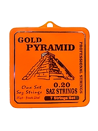 0.20 Uzun Sap Pyramıd Saz Teli  5 Adet Saz Mızrabı Hediye