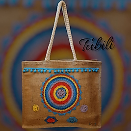 JÜT ÇANTA (DANTEL MOTİFLİ)