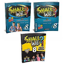 Shall We?! 8 Reference Book-Workbook(YENİ) ve Shall We?! Grade 8 Test Book (YENİ) YDS Publishing
