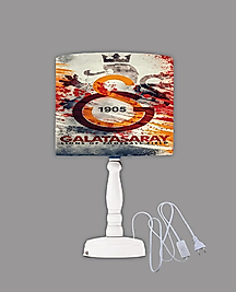 Minibabyrooms Galatasaray 3 Desenli Ahşap Oyma Ayak Abajur