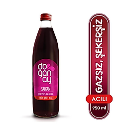 Doğanay Şalgam Suyu Acılı Cam Şişe 750 Ml