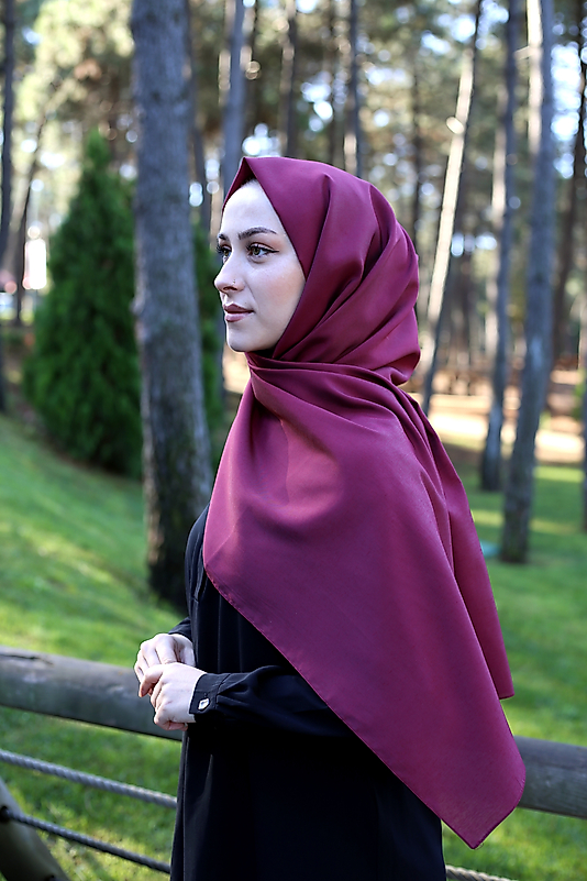 Düz Modal Polyester Şal 80 X 185 Ebat