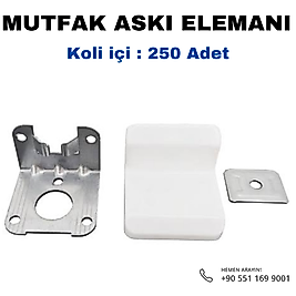 Mutfak Askı Elemanı Koli 250 Adet