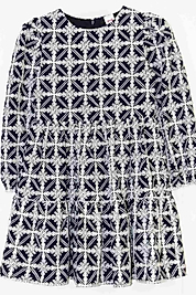 Kız Çocuk İçi Astarlı 4-9 Yaş Elbise