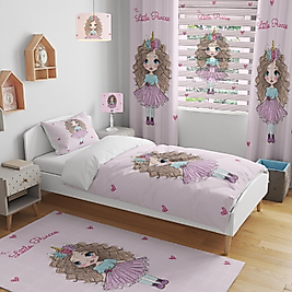 Minibabyrooms Kabarık Saçlı Prenses Temalı Çocuk/Genç Oda Takımı