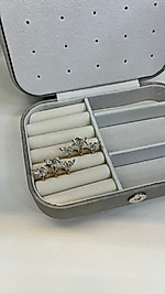 14K ALTIN KAPLAMA ROSE ÇELİK KELEBEKLİ KÜPE