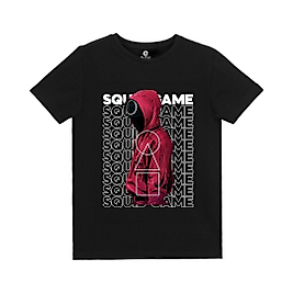 Squid Game Tasarım Baskılı Çocuk Tişört