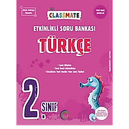 2. Sınıf Classmate Türkçe Etkinlikli Soru Bankası