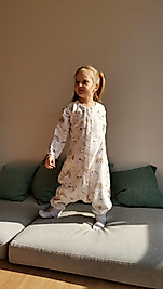 Çift Kat Pazen Tak-çıkar Seyyar Kollu (1-tog) Uyku Tulumu Renkli Gökkuşağı Ve Tepeler