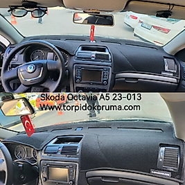 Skoda Octavia A5 2006 - 2013 Konsol Torpido A3D Koruma